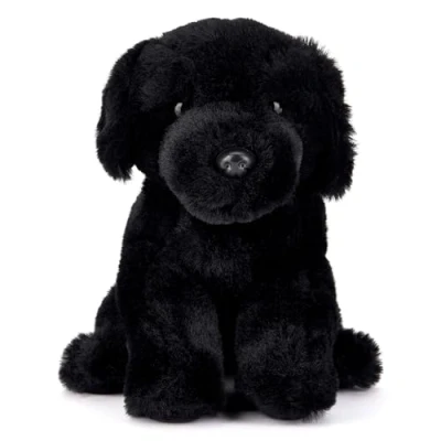 Afbeelding van Zappi Co Buddy de zwarte Labrador pluche (20 cm) trouwe metgezel, zacht, aangenaam, 100% gerecycled, hondenvriend