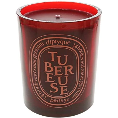 Afbeelding van Diptyque Tubereuse Rouge Geurkaars Bordeauxrood