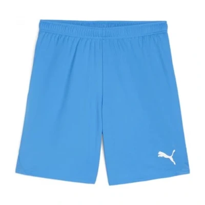 Afbeelding van Puma teamGOAL Shorts Jr Unisex Sportbroek Electric Blauw Lemonade Wit Maat 116