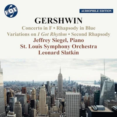 Afbeelding van Jeffrey Siegel, St. Louis Symphony Orchestra Gershwin: Piano Concerto In F; Rhapsody No. 2; I Got Rhythm (CD)
