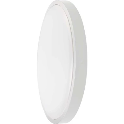 Afbeelding van V TAC VT 8630S W RD LED Rond Plafondlamp met sensor 420mm IP44 Wit 36W 3820 Lumen 4000K