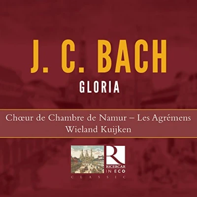 Afbeelding van Les Agremens, Choeur De Chambre Namur, Wieland Kuijken Gloria (CD)