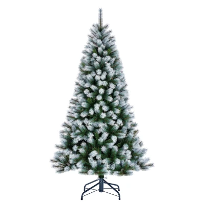 Afbeelding van Black Box Trees Kingston Kerstboom Frosted Kunstgroen 185x102 cm Groen