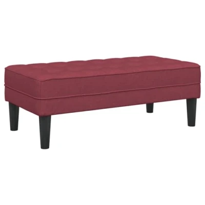 Afbeelding van vidaXL Bank Wijnrood 113x57x39 cm Stof