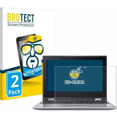 Afbeelding van BROTECT Screenprotector voor Acer Chromebook Spin 511 R756TN TCO Folie Beschermfolie transparant (2 Stuks)