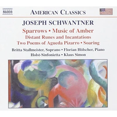 Afbeelding van Britta Stallmeister, Florian Hölscher, Holst Sinfonietta, Klaus Simon Schwantner: Sparrows / Music Of Amber (CD)