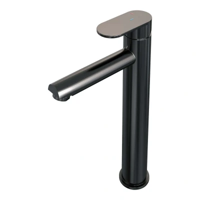 Afbeelding van Brauer gunmetal Edition Wastafelmengkraan opbouw hoog model C PVD geborsteld