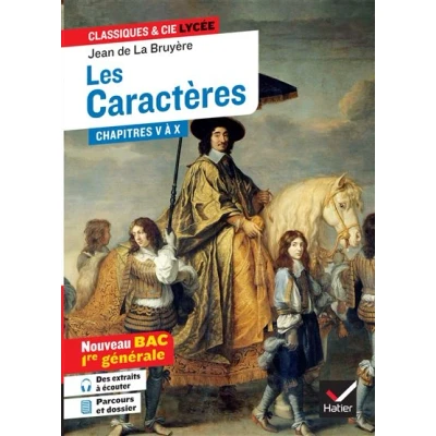 Image de Les Caractères, Livres 5 à 10 (oeuvre au programme Bac 2025, 1re générale)