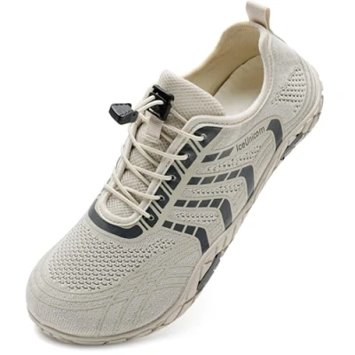 Afbeelding van Chaussures aquatiques unisexes à séchage rapide pour la plage, natation, les pieds nus, Ligne beige, 41.5 EU