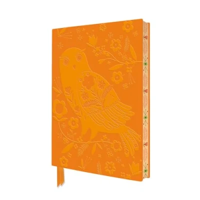 Afbeelding van Artisan Art Notebooks Bee Brown: Folk Owl Notebook (Flame Tree Journals)