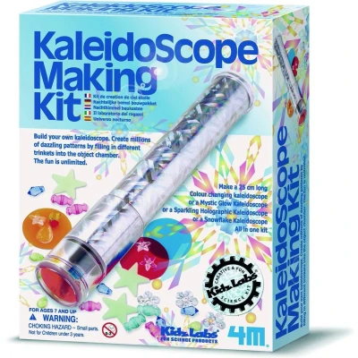 Afbeelding van 4m Kidzlabs Maak Je Eigen Caleidoscoop 9 delig