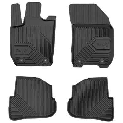 Afbeelding van M MOTOS rubberen vloermatten voor Audi A1 Sportback 8X 2012 2014 Maak autorijden comfortabeler met de zwarte antislip automat No.77 Vloermat alle weersomstandigheden, bescherming tegen vuil