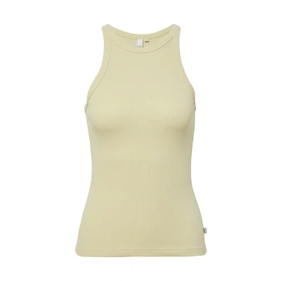 Afbeelding van Q/S designed by Dames t shirt Maat XL Vrouwen 1225 YELLOW katoen