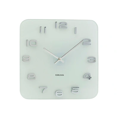 Afbeelding van Karlsson Wandklok Vintage Squared Wit