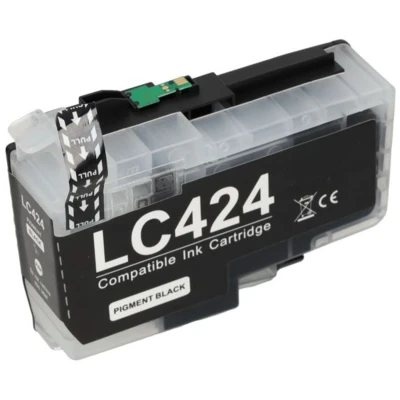 Afbeelding van Huismerk Brother LC 424BK Inktcartridge Zwart