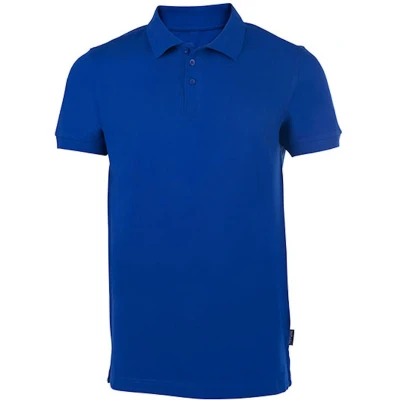 Afbeelding van Men&#039;s Heavy Stretch Polo met korte mouwen Royal Blue S
