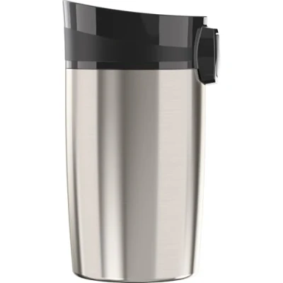 Afbeelding van SIGG Miracle Brushed thermosbeker (0,27 l), niet giftige thermoskan, roestvrijstalen om mee te nemen, lekvrij