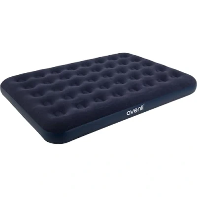 Afbeelding van Avenli Luchtbed 2 persoons 191 x 137 22 cm Donkerblauw Campingmatras Luchtmatras Opblaasbaar Matras