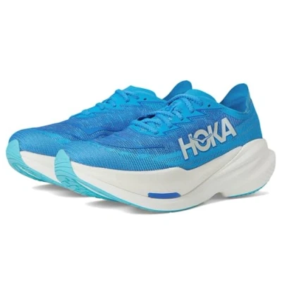 Afbeelding van HOKA MACH X 2 Hardloopschoenen voor op de weg, Heren, Maat: 44 2/3, Skyward blue/electric Textiel/ synthetisch