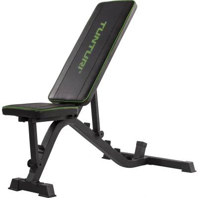 Afbeelding van Tunturi UB40 Utility Bench Fitnessbank Halterbank Trainingsbank Buikspierbank Verstelbaar Kleur: zwart Incl. gratis Training app