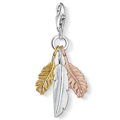 Afbeelding van Thomas Sabo Bedels met zilveren sluiting voor dames 1152 001 12, 18k roségoud verguld, geelgoud, 925 sterling zilver, Geen edelsteen