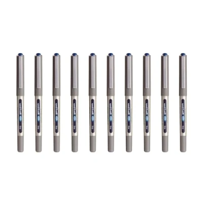 Afbeelding van Uni Ball Mitsubishi Pencil 12 pennen Eye Fine UB 157 rollerbalpen vloeibare inkt blauw punt 0,7 mm medium schrijven