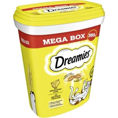 Afbeelding van 350g Kaas Megatub Dreamies Kattensnacks