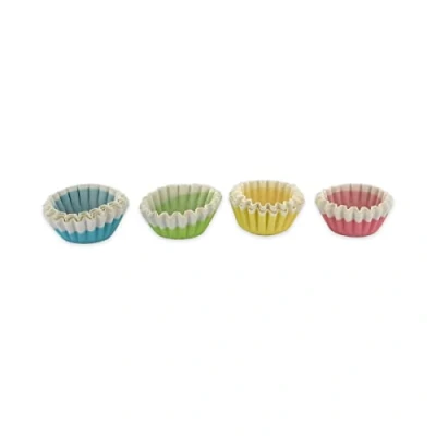 Afbeelding van Zenker 684846 Gekleurde papieren vormpjes, 100 stuks, vormen voor chocolade, papier, blauw, groen, geel, rood, 3,5 cm