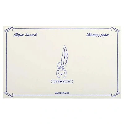 Afbeelding van Jacques Herbin 25500T 10 vloeipapier, 12 x 16 cm, 240 g, wit