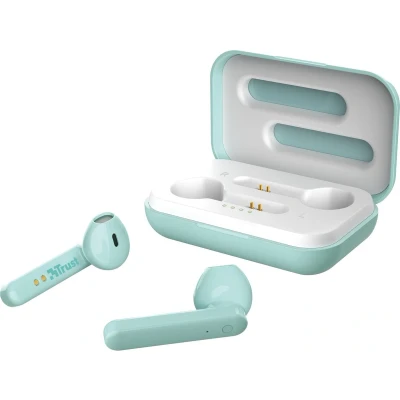Afbeelding van Trust Primo Touch Bluetooth Draadloze Oortjes, Muntgroen Oortjes