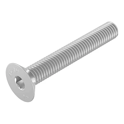 Afbeelding van SECCARO Set van 20 verzonken schroeven M6 x 40 mm roestvrij staal V2A VA A2 DIN 7991 / ISO 10642 binnenzeskant