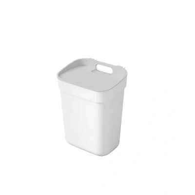 Afbeelding van Curver Prullenbak/ afvalbak voor recycling, 10 liter, wit, klaar om in te zamelen