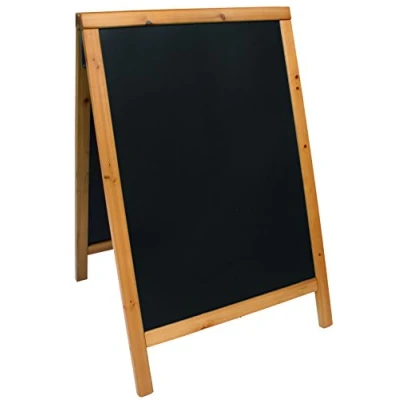 Afbeelding van Stoepbord Basic 6kg, 85x55cm Teak, Securit