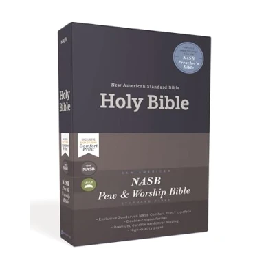 Afbeelding van NASB, Pew and Worship Bible, Hardcover, Blue, 1995 Text, Comfort Print