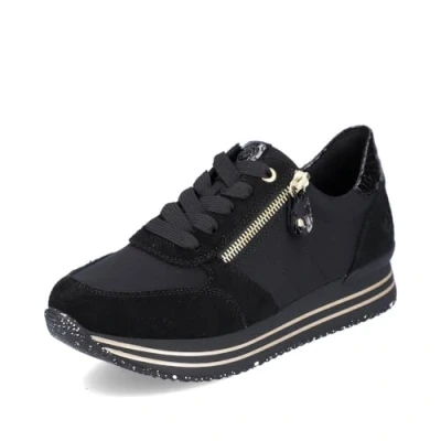 Afbeelding van Remonte D1316 damessneakers, zwart.