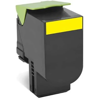 Afbeelding van Lexmark 80C2HY0 (802HY) Toner Geel Hoge capaciteit