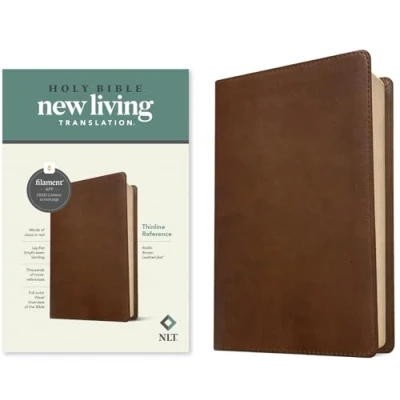 Afbeelding van NLT Thinline Reference Bible, Filament Edition, Brown