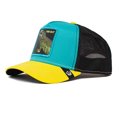 Afbeelding van Goorin Bros Trucker Iguana Party FAR OUT Pet, Heren, Maat: One Size, Türkis