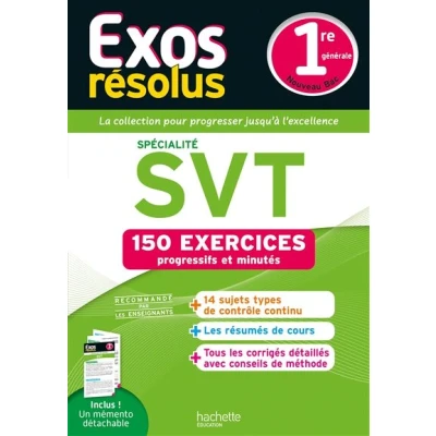 Image de Exos résolus spécialité SVT 1re
