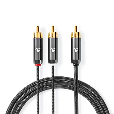 Afbeelding van Nedis Subwoofer Kabel CATB24000GY30 Grijs