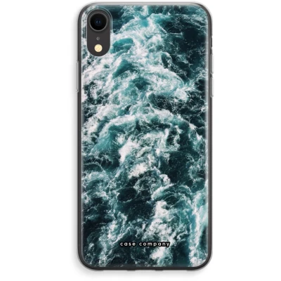 Afbeelding van Case Company® hoesje geschikt voor iPhone XR Zee golf Soft Cover Telefoonhoesje Bescherming aan alle Kanten en Schermrand
