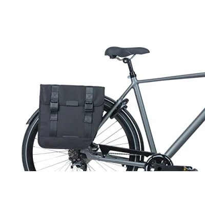 Afbeelding van Dubbele fietstas Basil Tour Double XL 35 liter 34 x 14 cm zwart