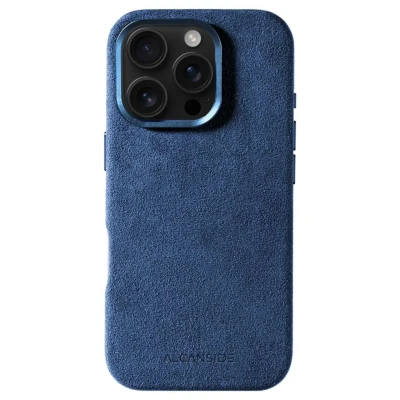 Afbeelding van iPhone 16 Pro Max Alcantara Case Ocean blue