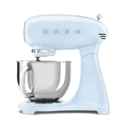 Afbeelding van Smeg Smf03pbeu Keukenmachine Inox Mengkom Volume 4,8 Liter Pastelblauw