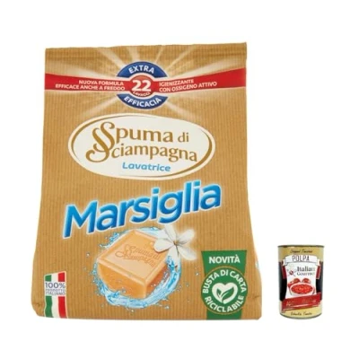 Afbeelding van Spuma di sciampagna waspoeder marsiglia 22 wasbeurten