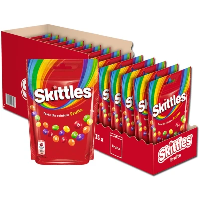 Afbeelding van Skittles Fruits Stazak 15 x 152 gram