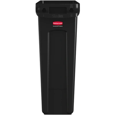 Afbeelding van Rubbermaid Slim Jim 87 liter zwart