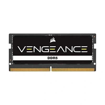 Afbeelding van CORSAIR VENGEANCE SODIMM DDR5 RAM 48 GB (1 x GB) 5200 MHz CL44 Intel XMP compatibel iCUE computergeheugen zwart (CMSX48GX5M1A5200C44)