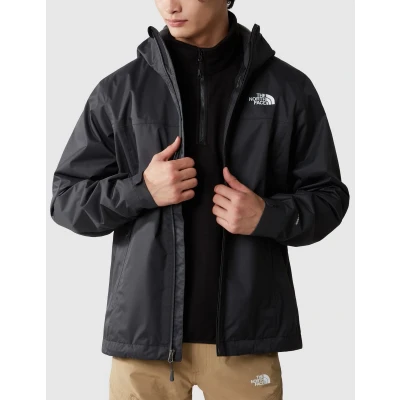 Afbeelding van The North Face Fornet Jas Heren Asphalt Grey TNF White L