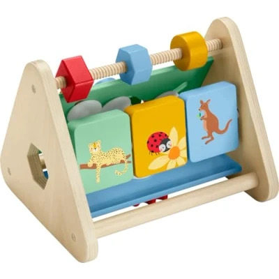 Afbeelding van Fisher Price Wooden Activity Triangle